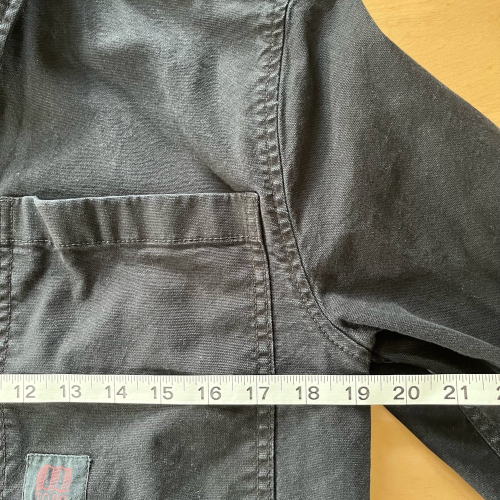 Topo Designs Black Dirt Jacket Men’s Small - Picture 6 of 9